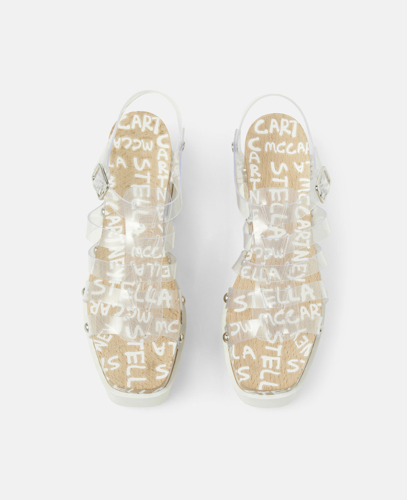 Ed Curtis Transparent Elyse Sandals 4