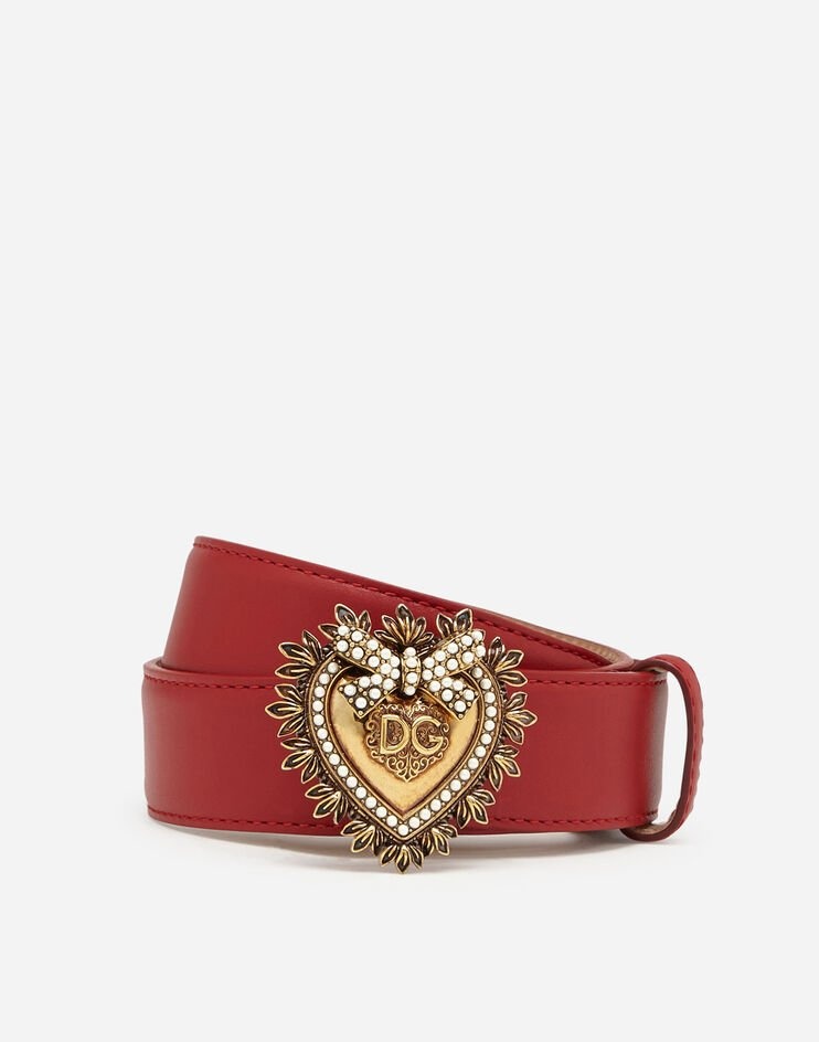 Luxury leather Devotion belt - 1