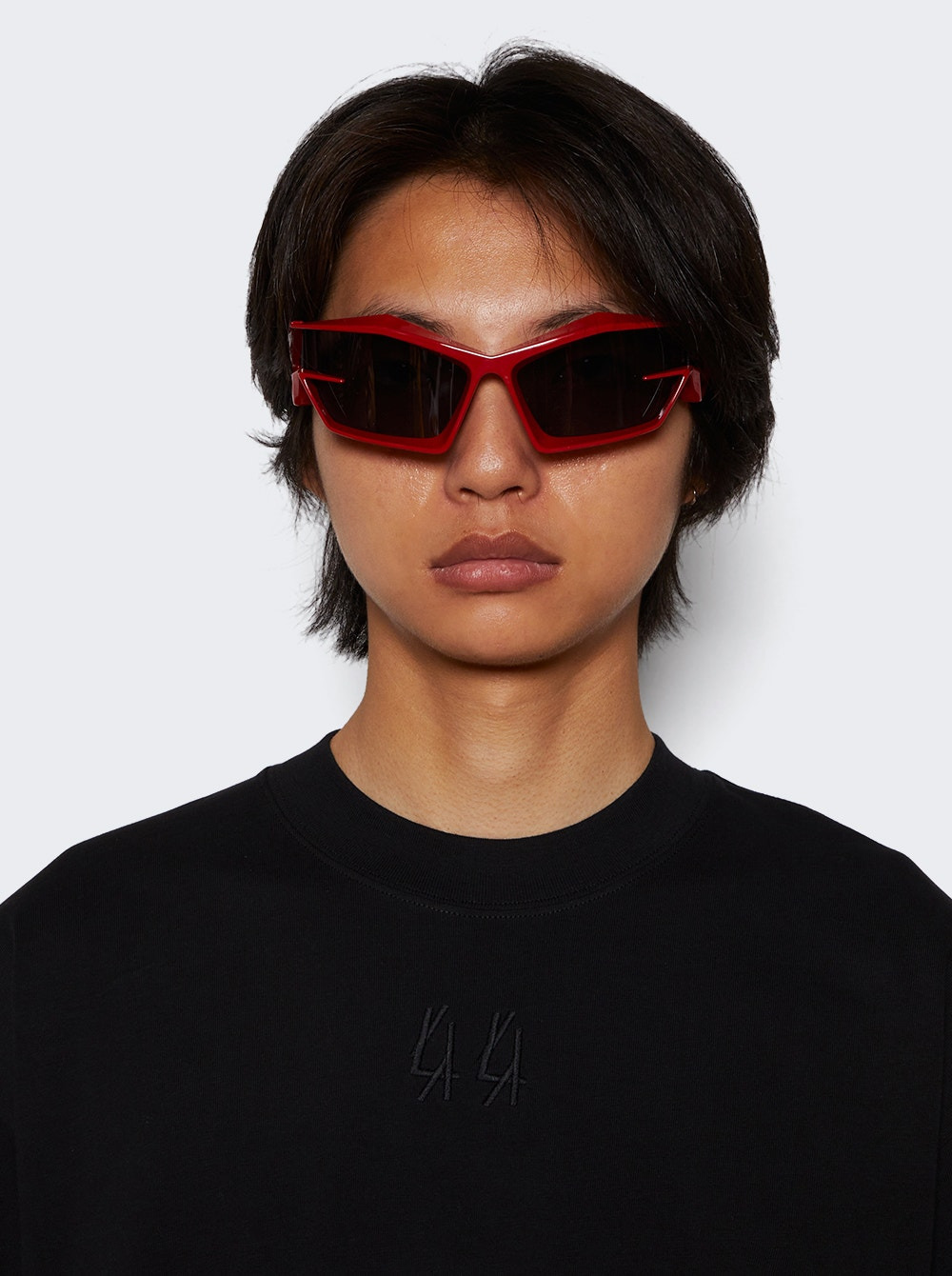 Giv Cut Injected Sunglasses Shiny Red - 2