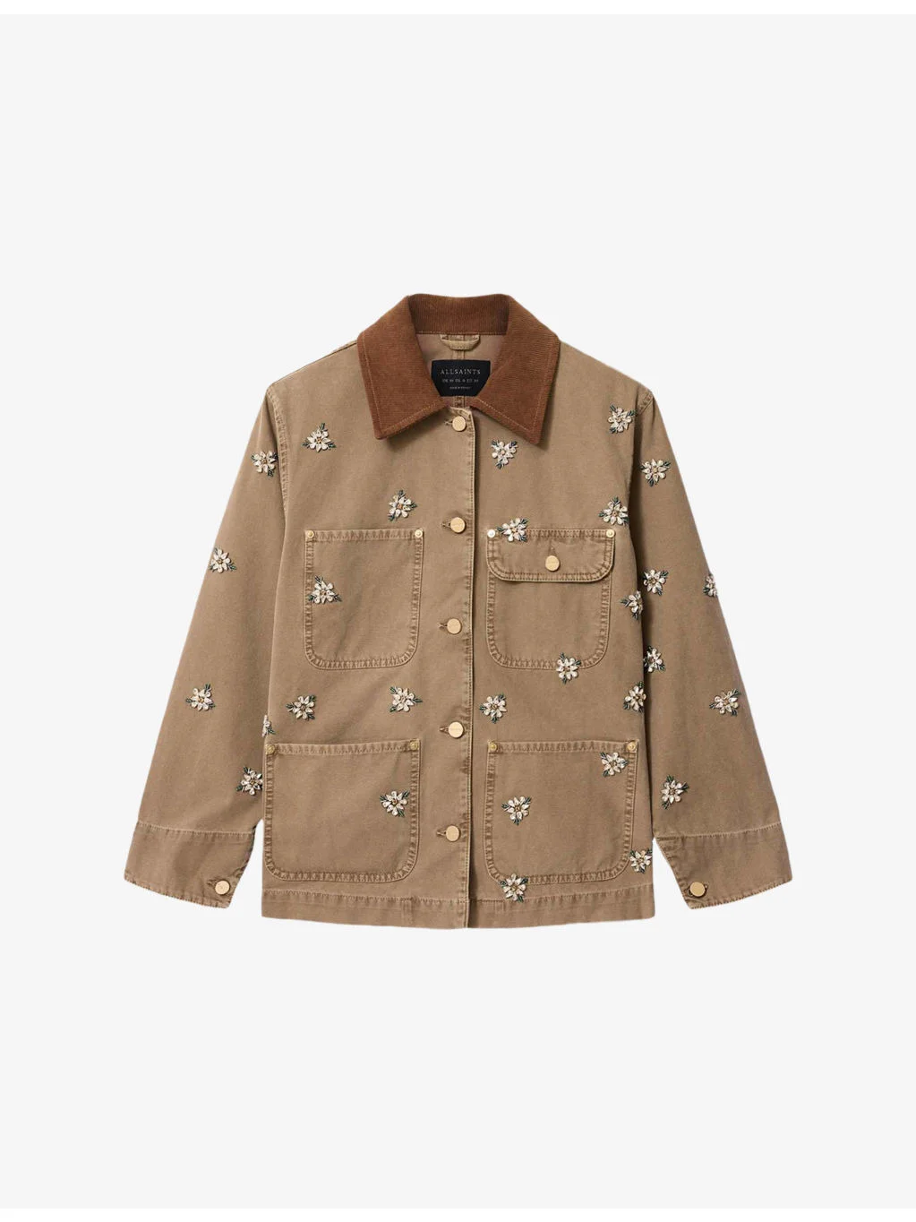 Bex Crystal-Embellished Denim Jacket - 1