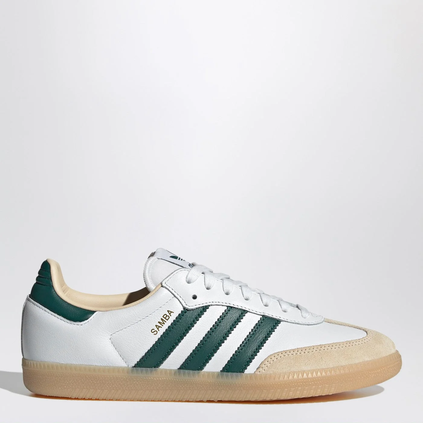 Samba OG white/green/beige sneaker - 1