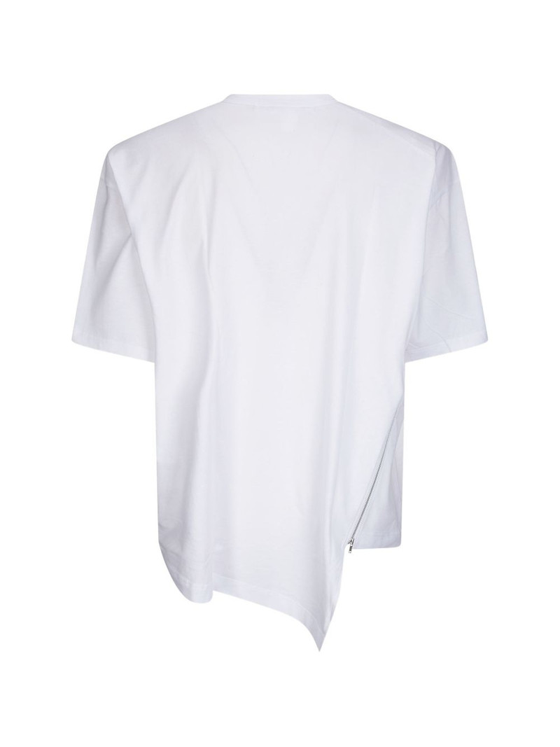 Comme des Garçons SHIRT zip asymmetric T-shirt outlook