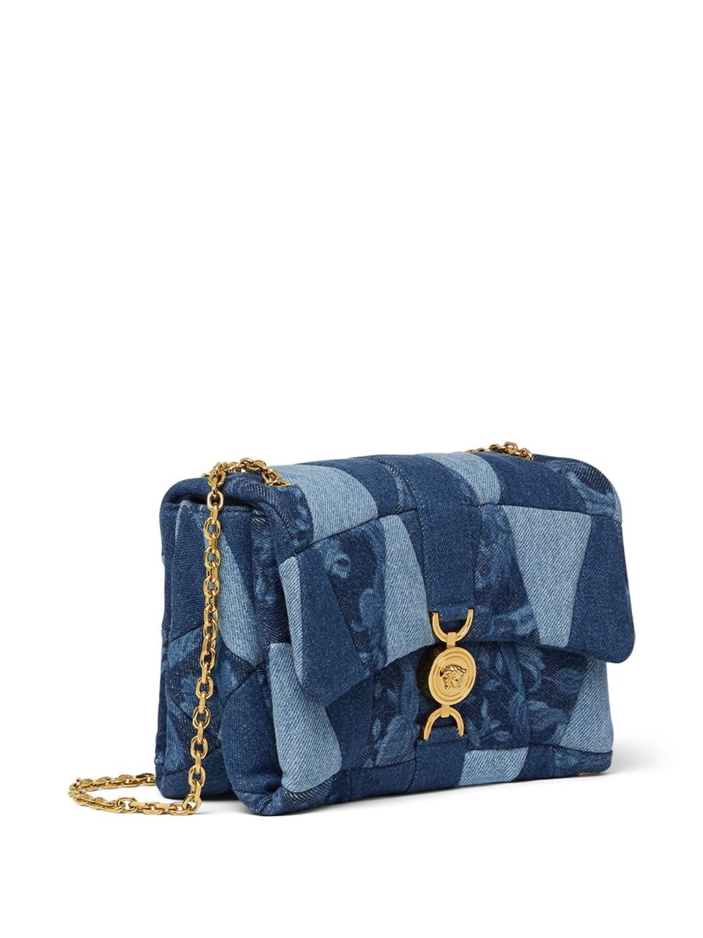 Kleio denim quilted shoulder bag - 3