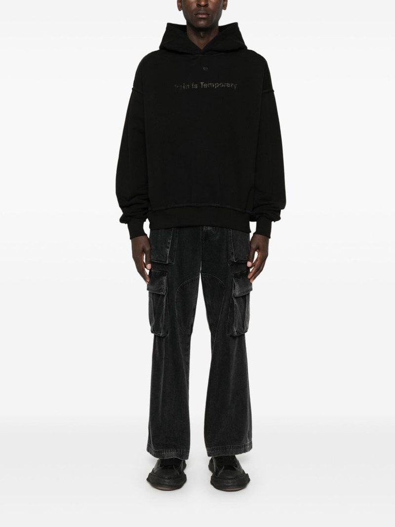 MISBHV slogan-print hoodie outlook