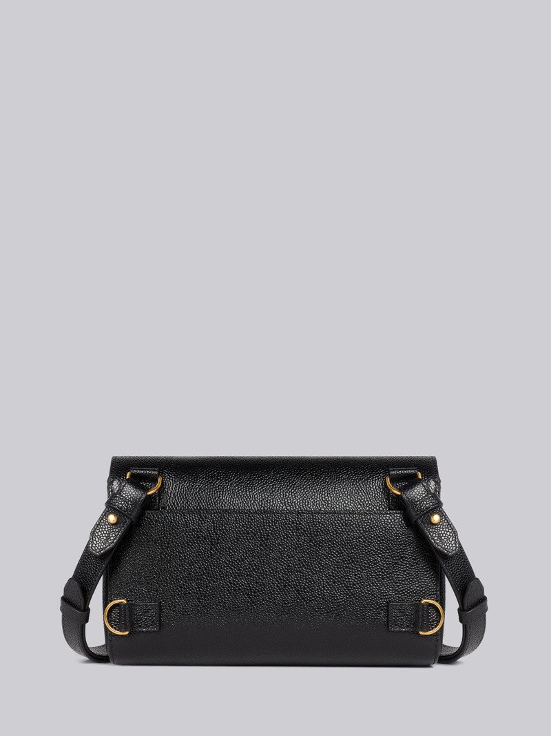 Black Pebble Grain Leather Mr. Thom Belt Bag 4