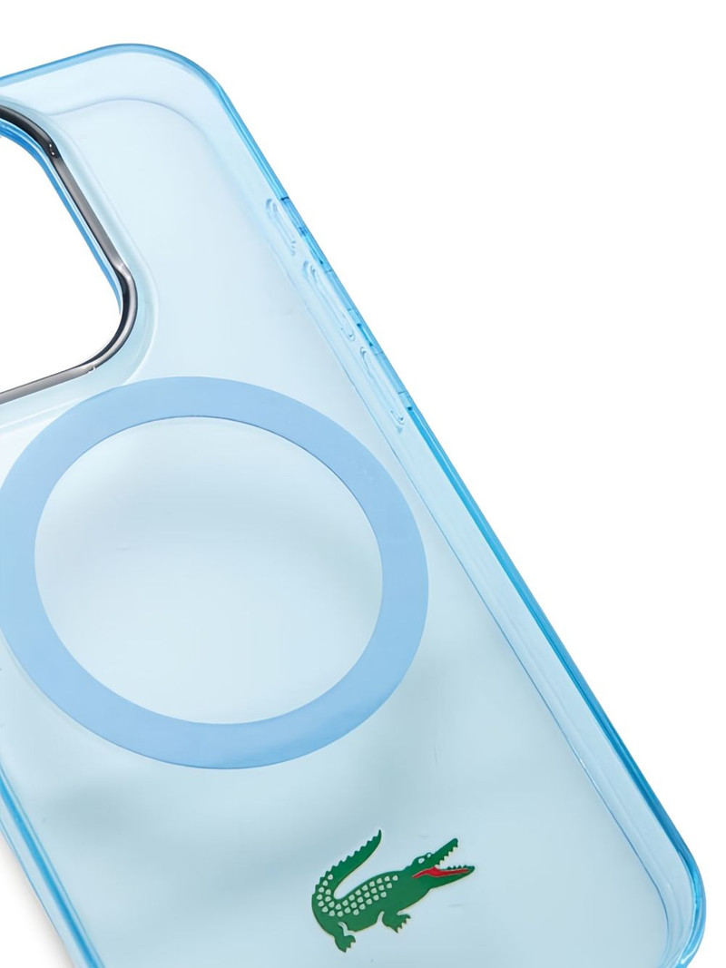 LACOSTE logo-detail iPhone case outlook