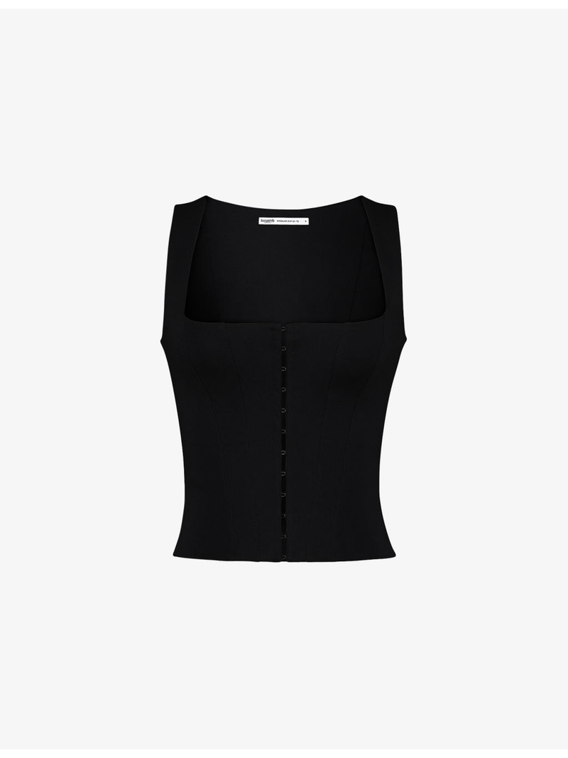 The Balconette Woven Corset Top 1