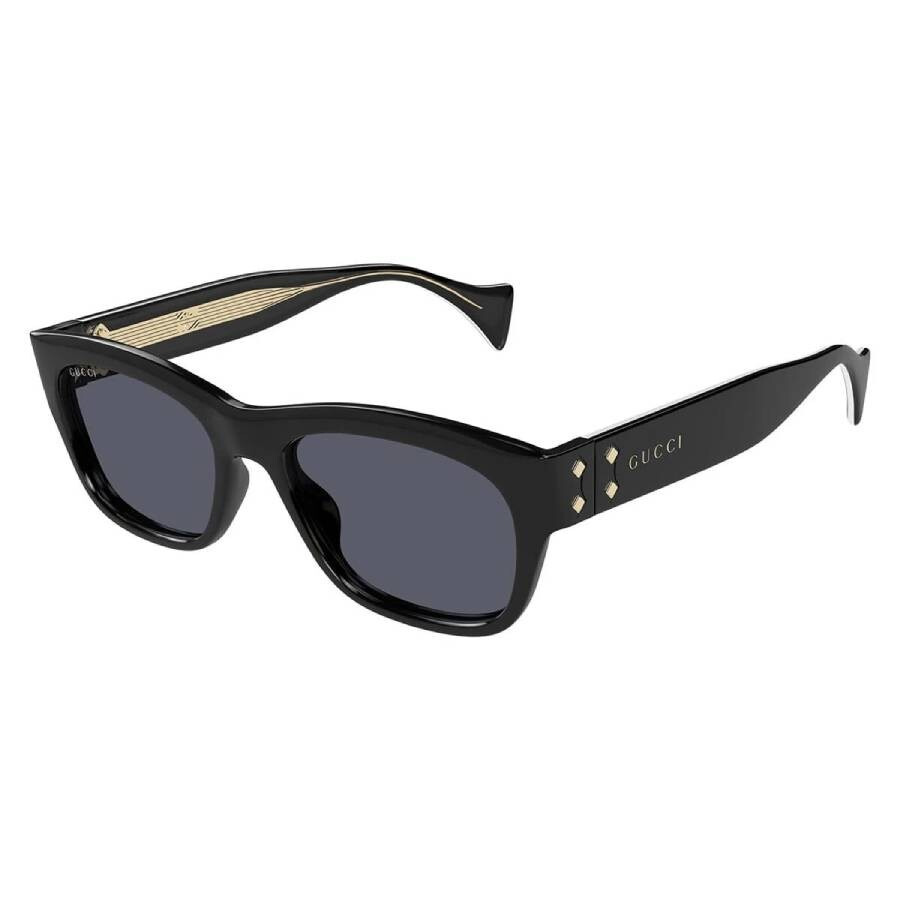 Gucci Grey Square Men's Sunglasses GG1706S 001 55 - 2