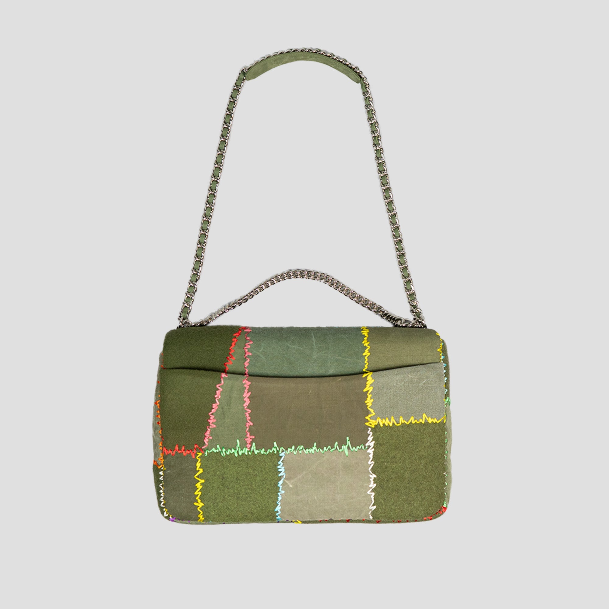PATCHWORK CHAIN BAG (L) - 2