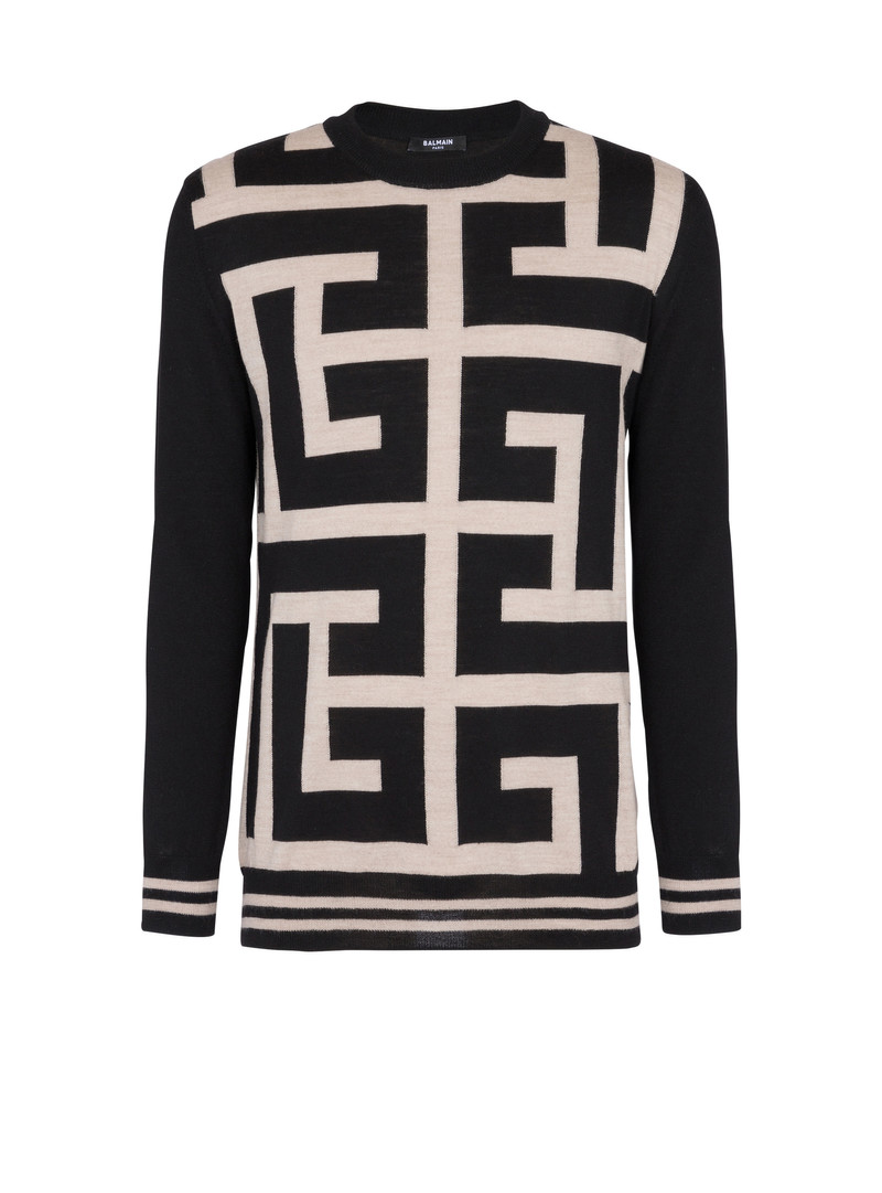 Maxi monogrammed jumper 1