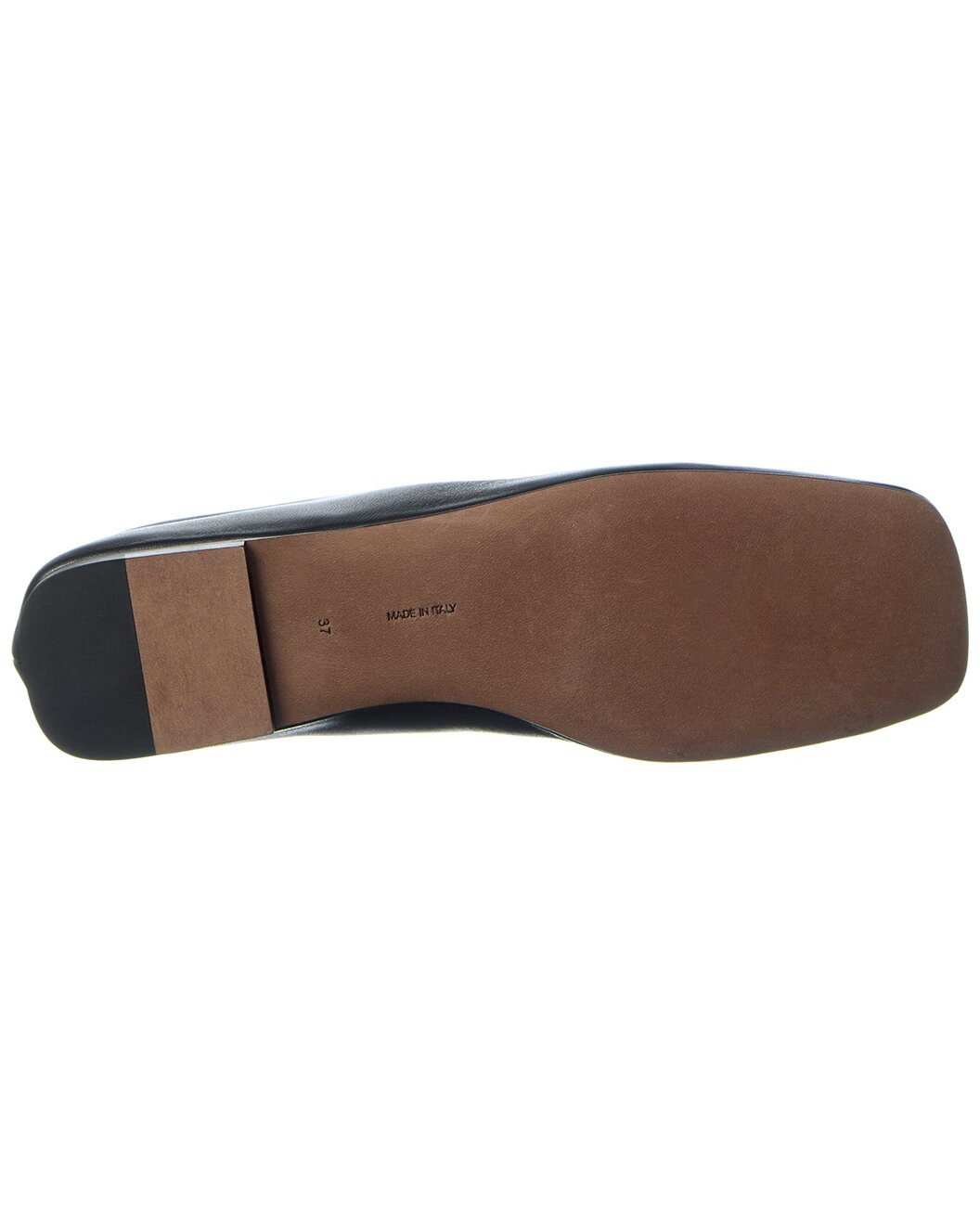 The Row Square Leather Ballet Flat - 4