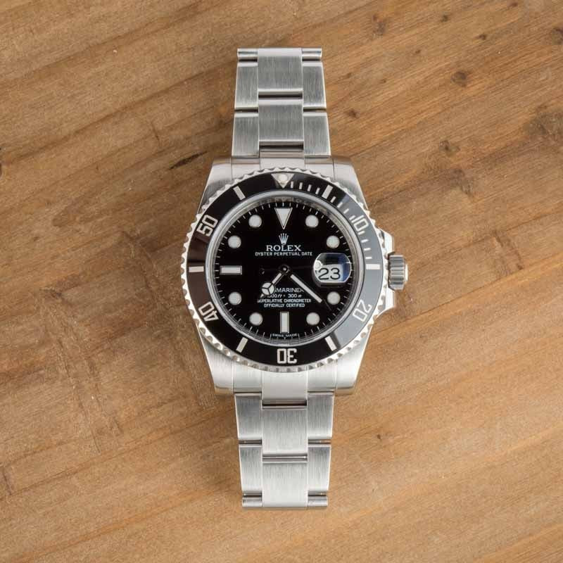 Rolex Submarine 116610 Black Chromalight Dial - 6