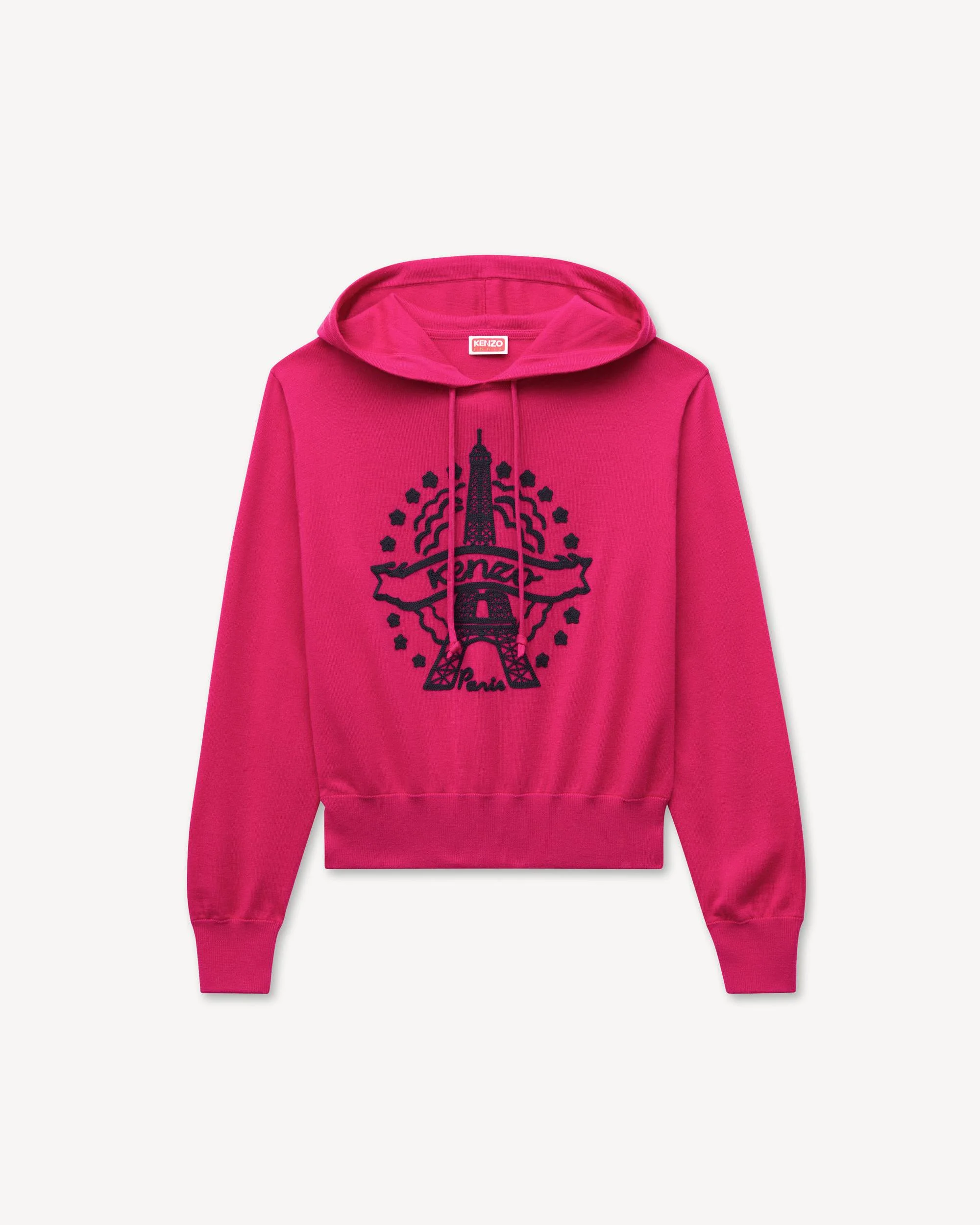 'KENZO Eiffel Tower Design' hoodie in wool - 1