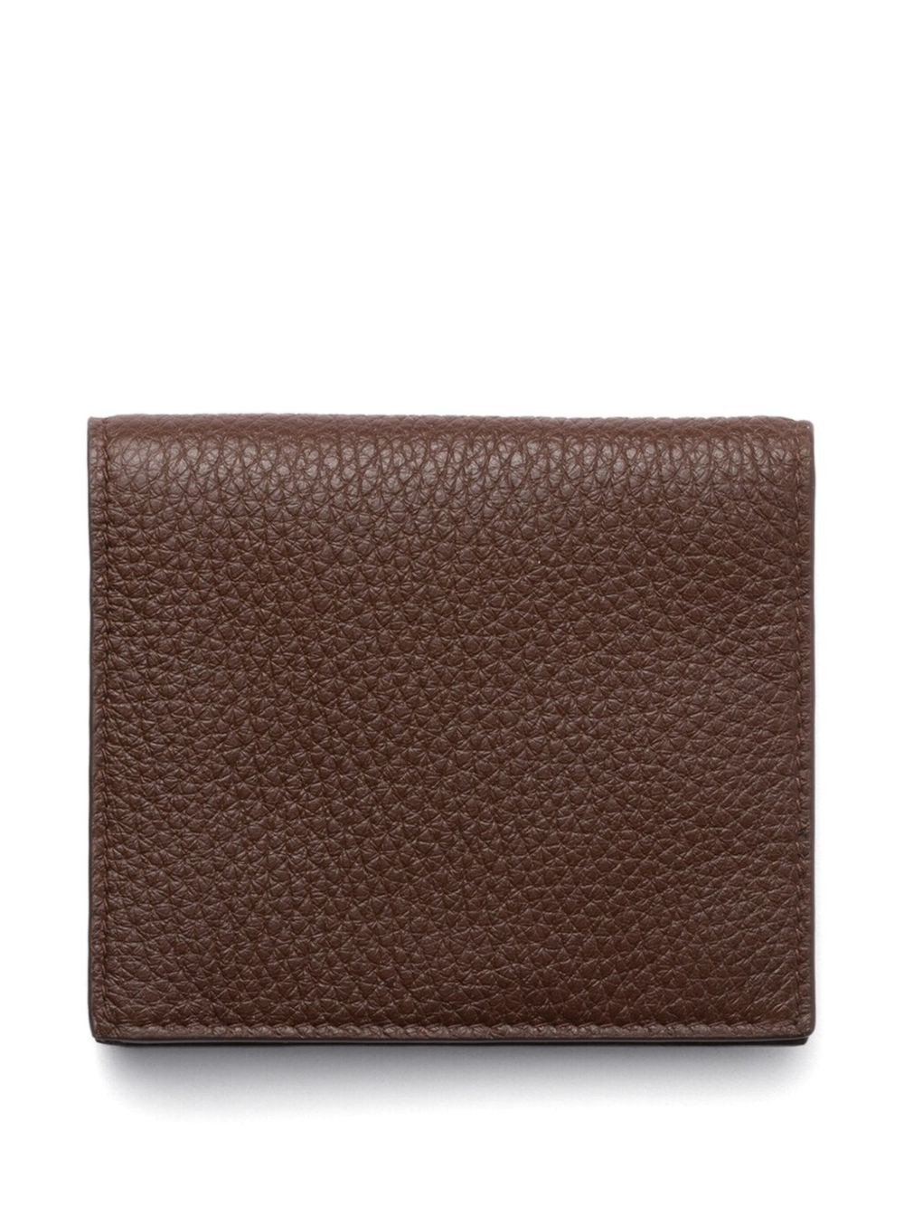 logo-plaque leather cardholder - 2