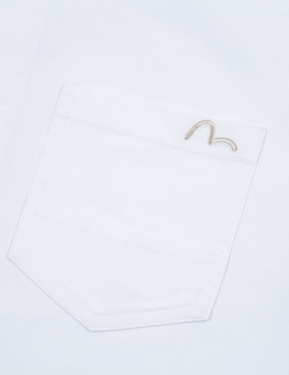 Graffiti Logo Foil Print Seagull Oxford Shirt - 11