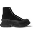 Suede High-Top Sneakers - 7