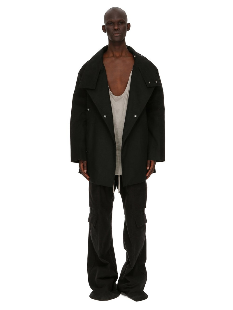 Jumbo funnel-neck down coat 11
