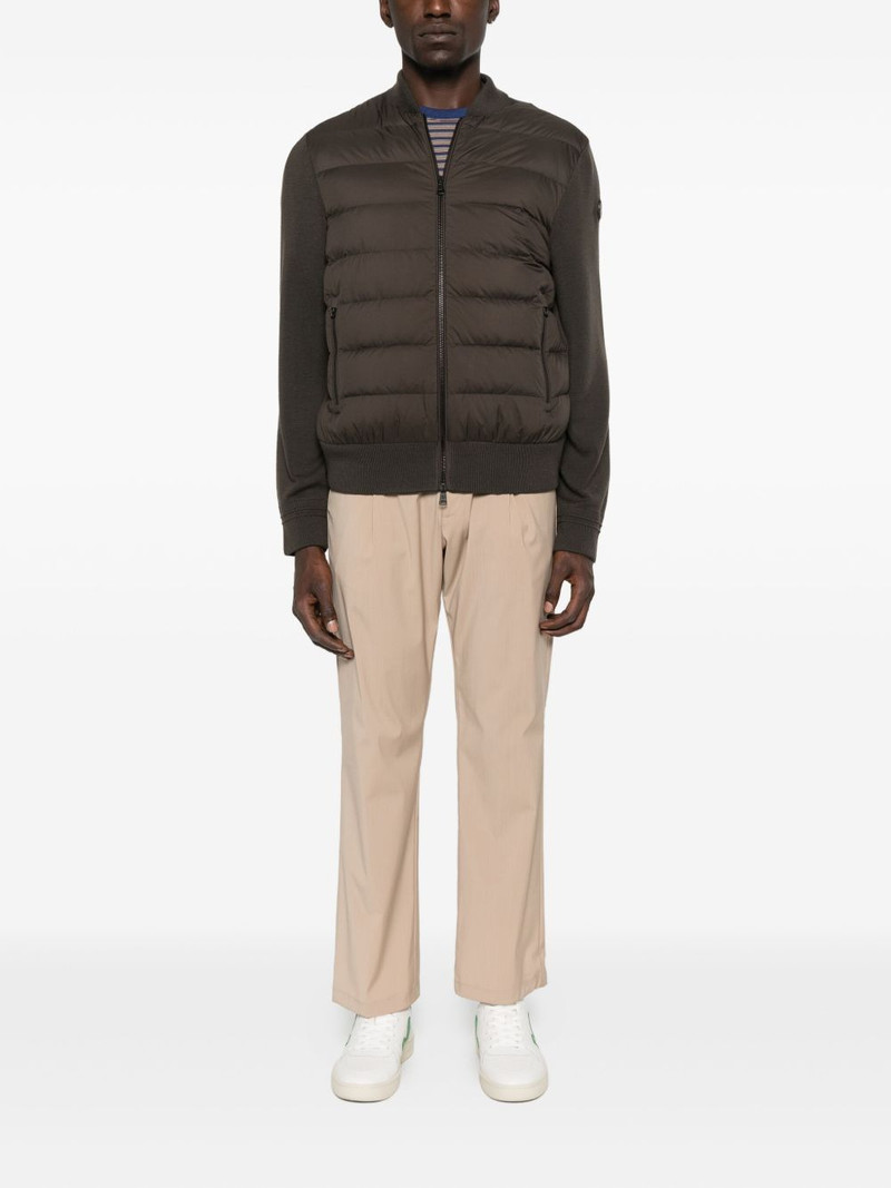 Moncler padded zip-up cardigan outlook