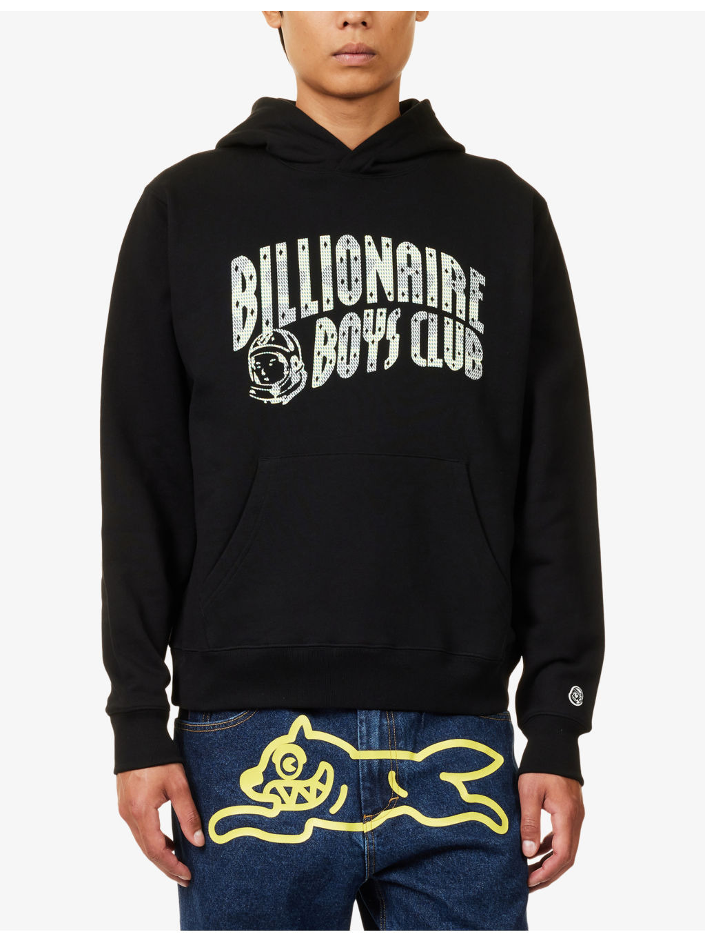 Tritone Arch Logo-Print Cotton Hoody - 3