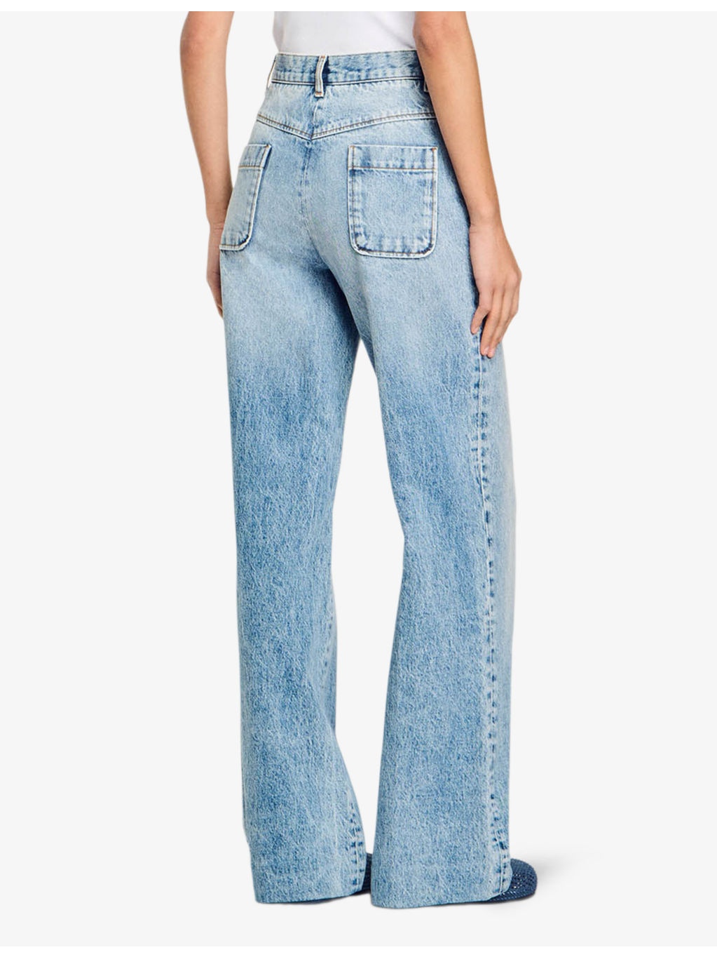 Flared-leg high-rise jeans - 4