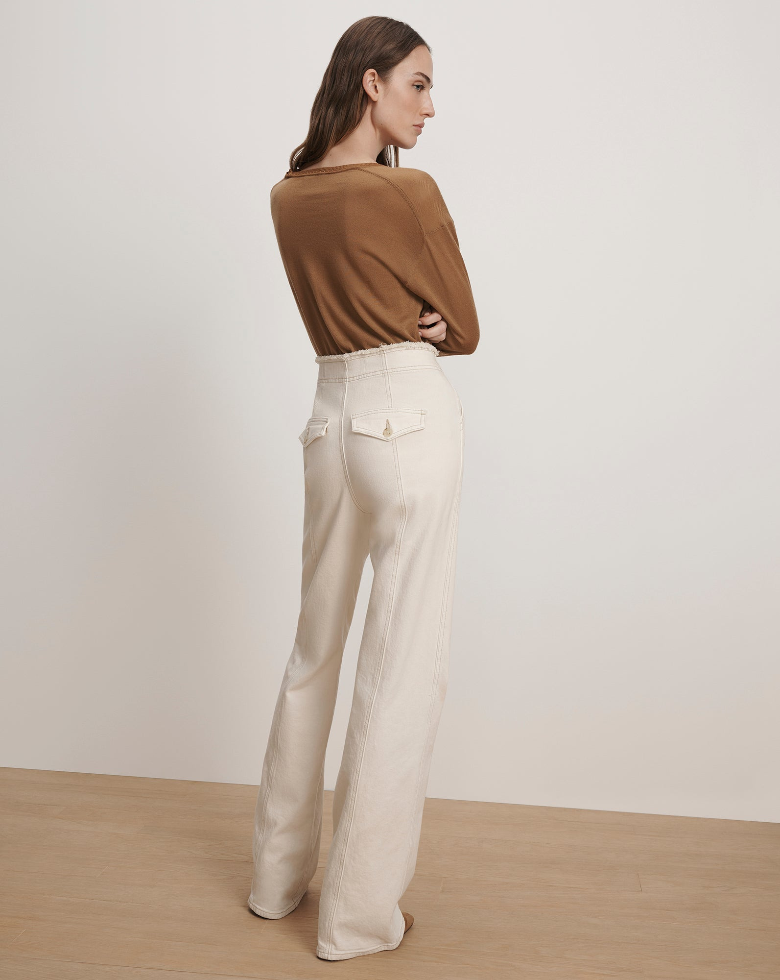 CROSBIE SLIM WIDE-LEG JEAN - 6