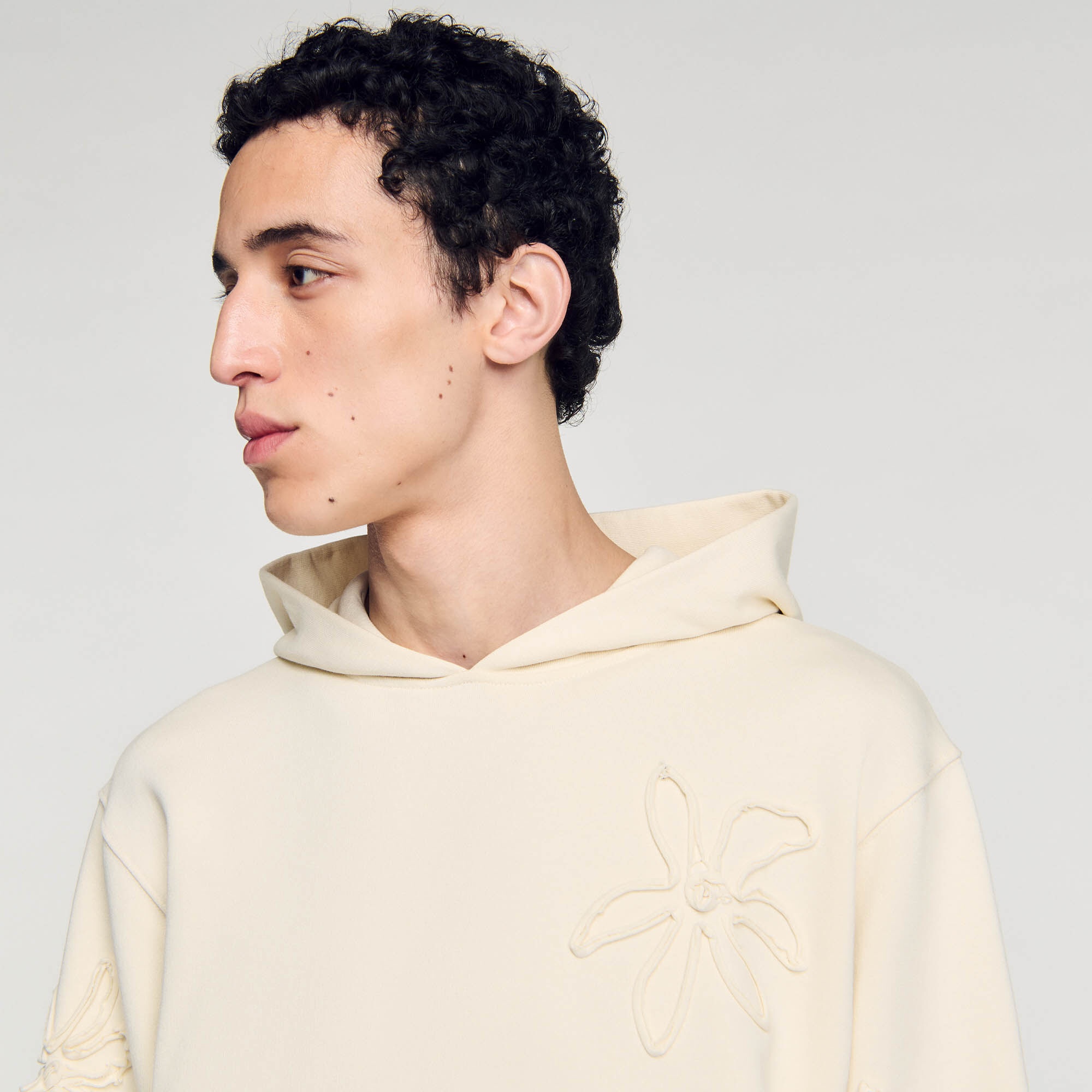 FLORAL HOODIE - 4