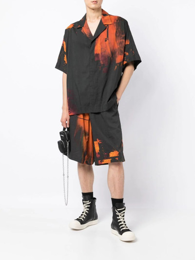 Julius tie-dye Bermuda shorts outlook