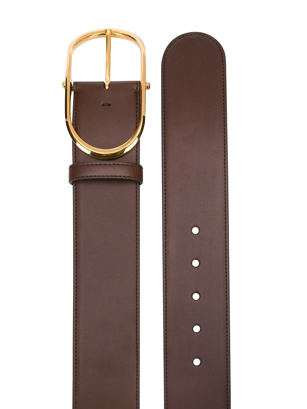 oval buckle belt - 2