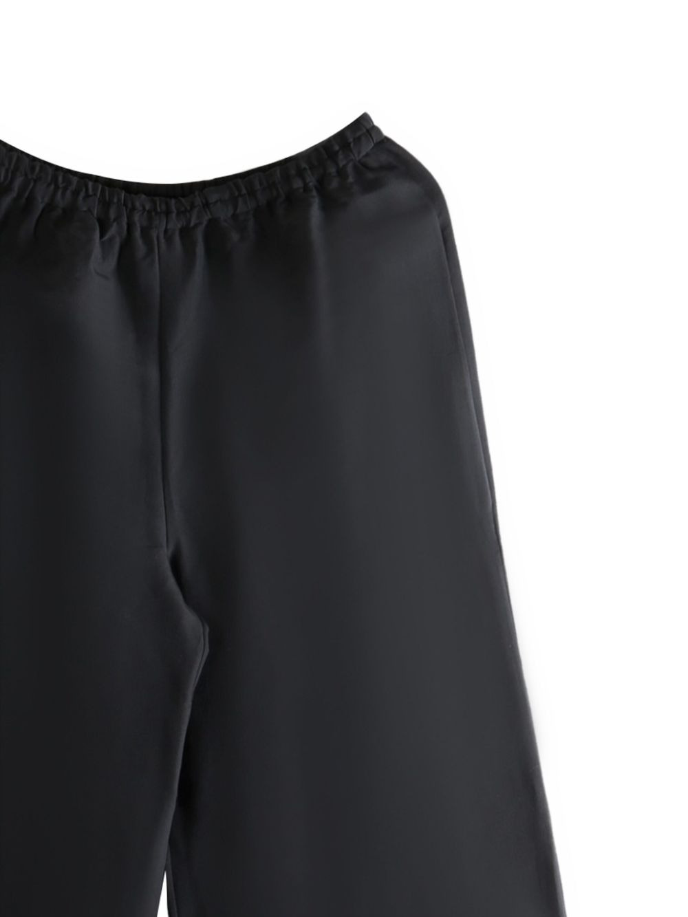 elastic-waist silk trousers - 2
