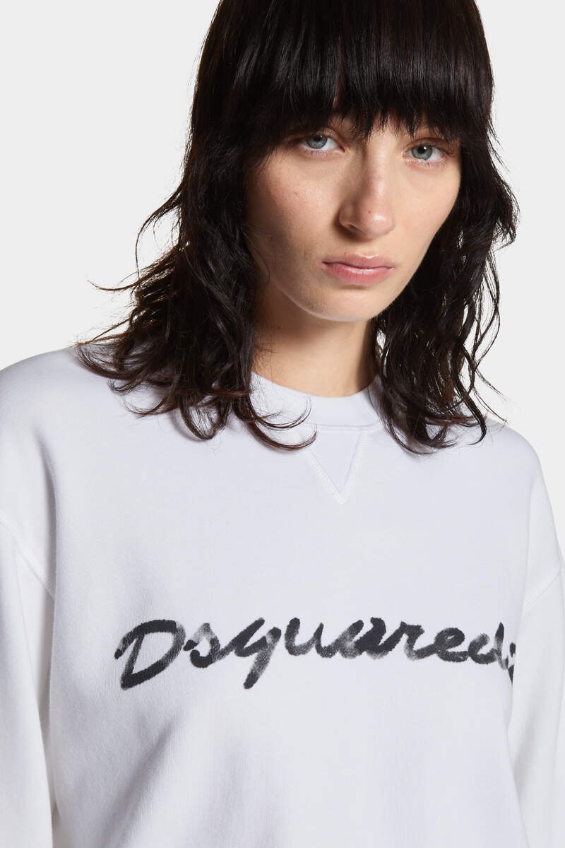 DYED JUST RIGHT FIT DOODLE SWEATSHIRT - 5