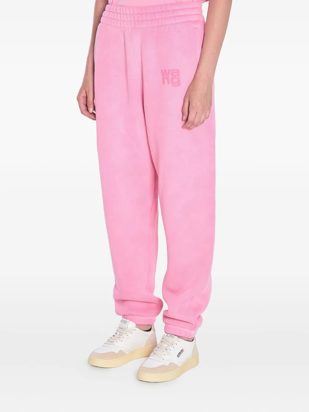 T BY ALEXANDER WANG - Women Essential Terry Classic Puff Paint Logo Sweatpants - 2