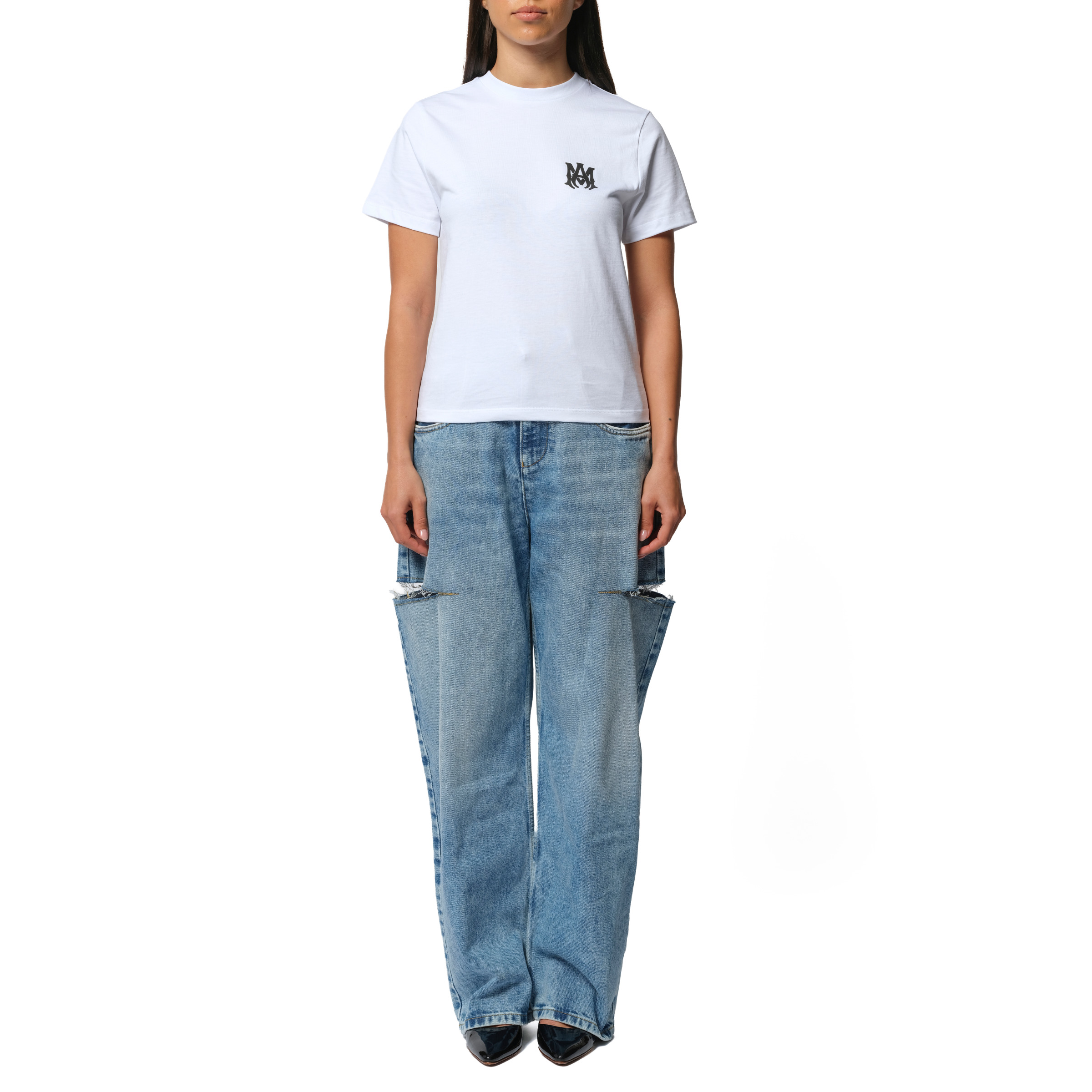 MA Core Logo T-Shirt in White - 4