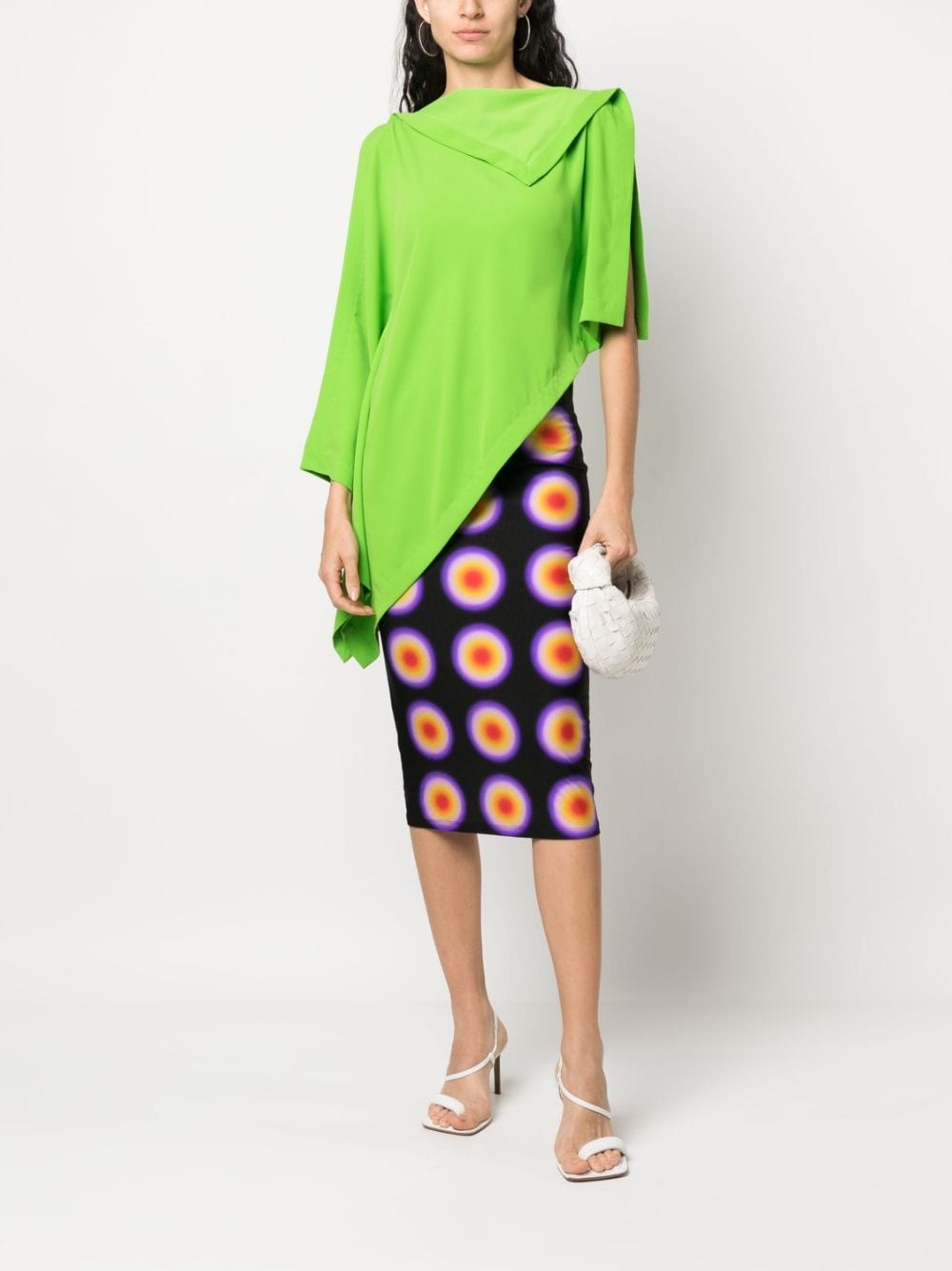 high-waisted pencil skirt - 2