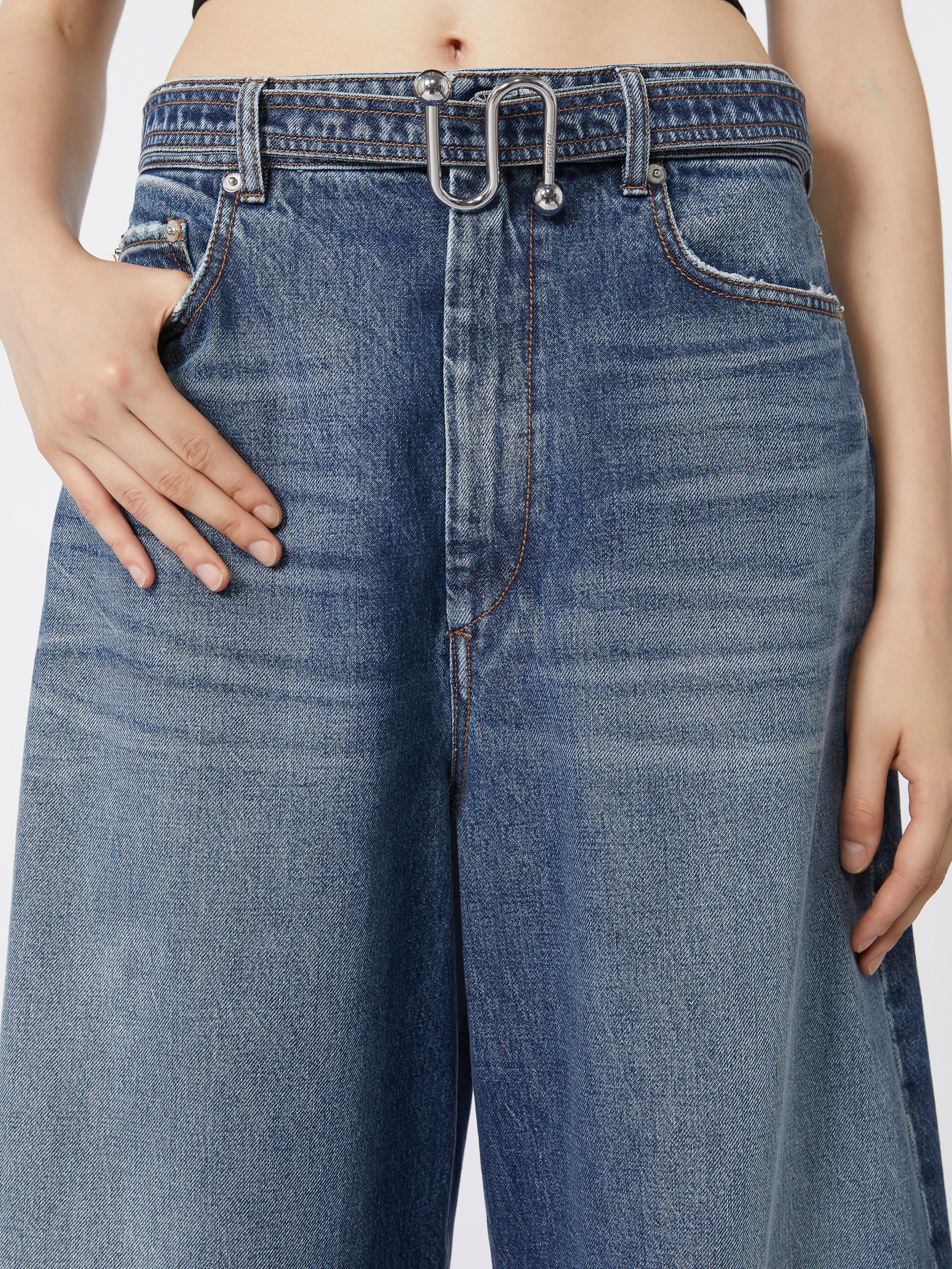 PROCIDA Oversize jeans with belt - 5
