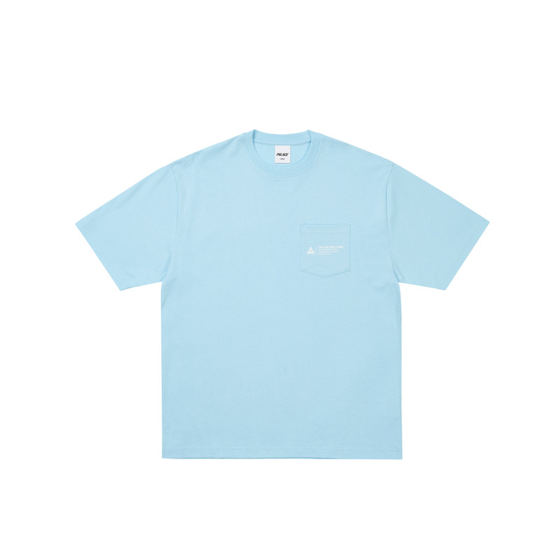 SHOP LOCATOR POCKET T-SHIRT NEW YORK OCEAN BLUE 1