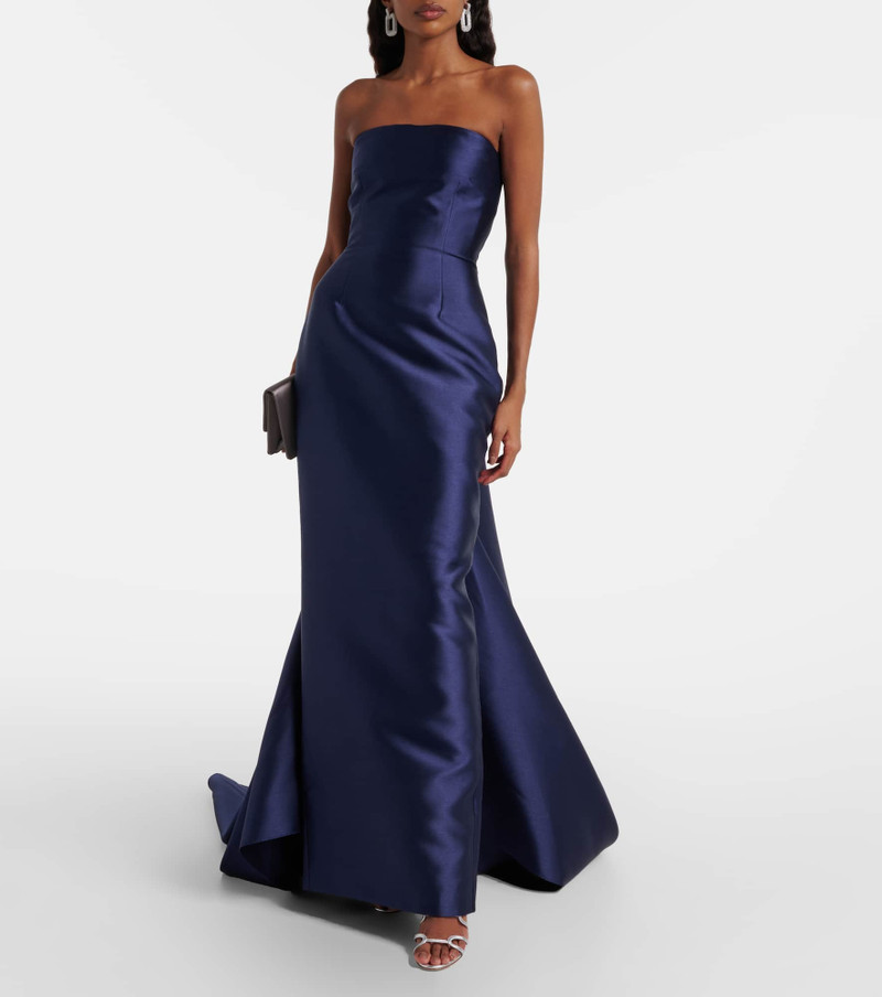 SOLACE LONDON Imani strapless gown outlook