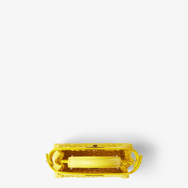 Nano Peekaboo Broom yellow leather miniature 3