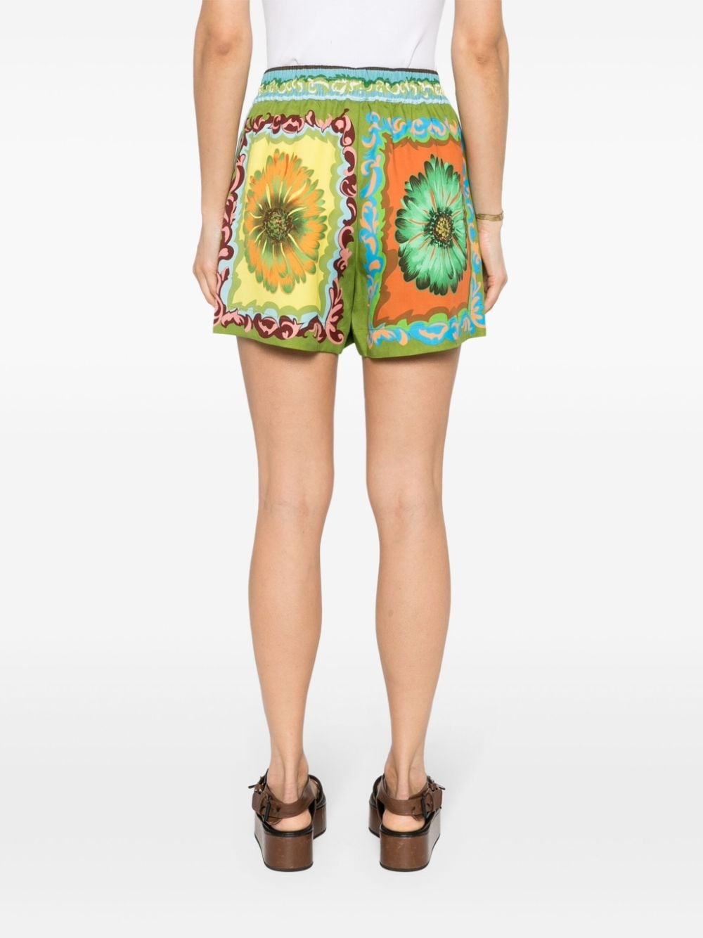 Disco Daisy floral-print shorts - 4