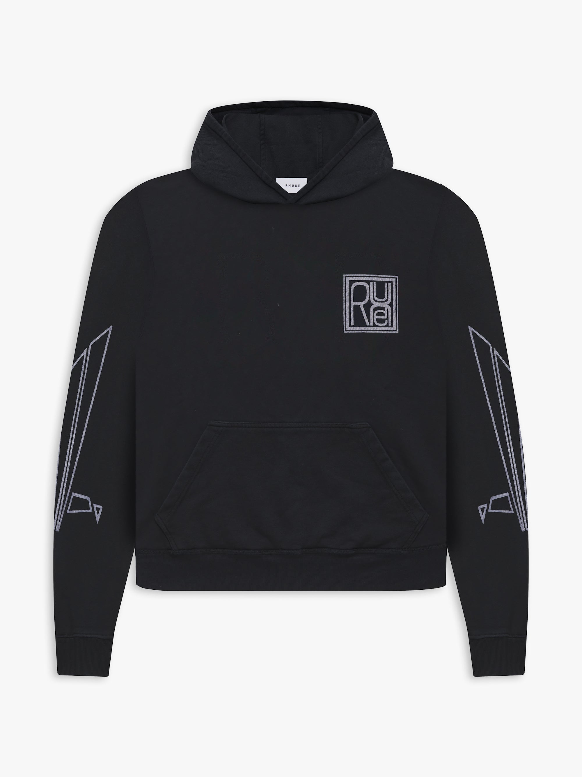 SQUARE LOGO HOODIE - 1