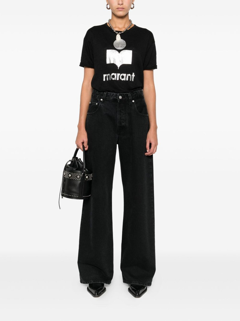 Isabel Marant Étoile logo-print T-shirt outlook