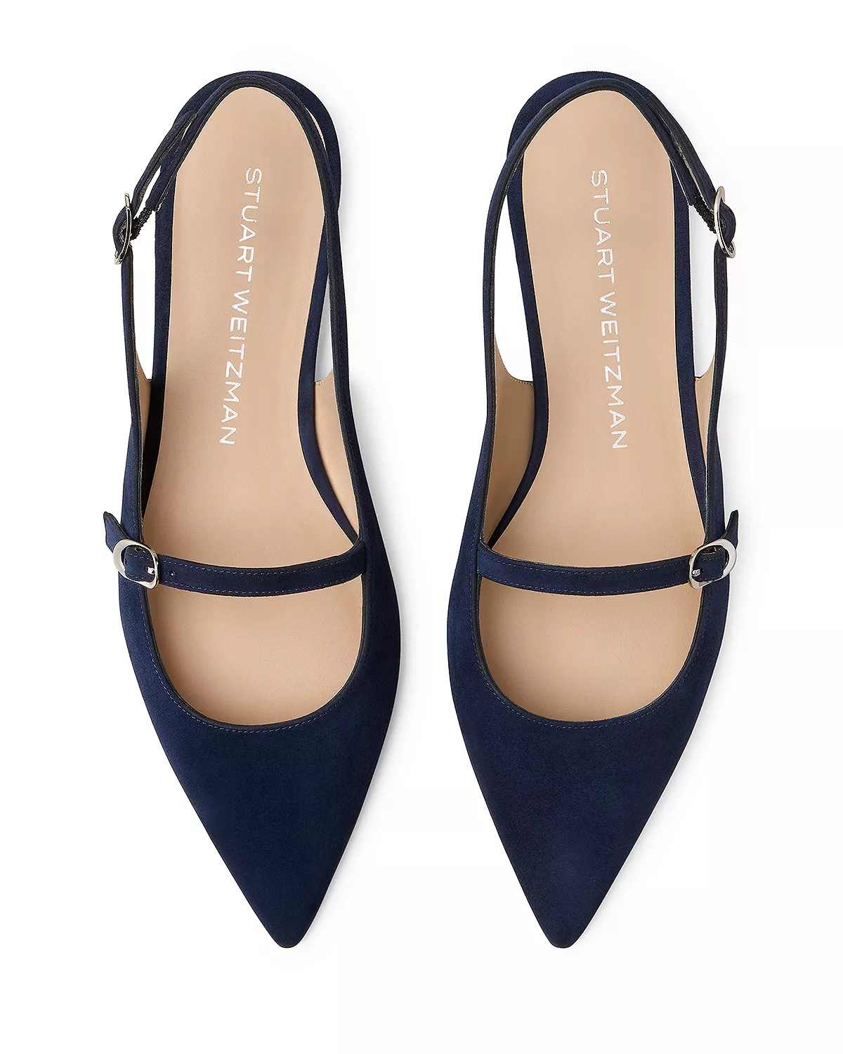 Women's Emilia Pointed Toe Slingback Mary Jane Shoes - 3