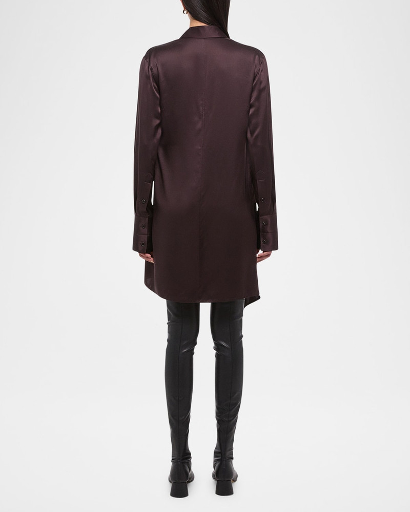Helmut Lang Silk Wrap Shirtdress outlook