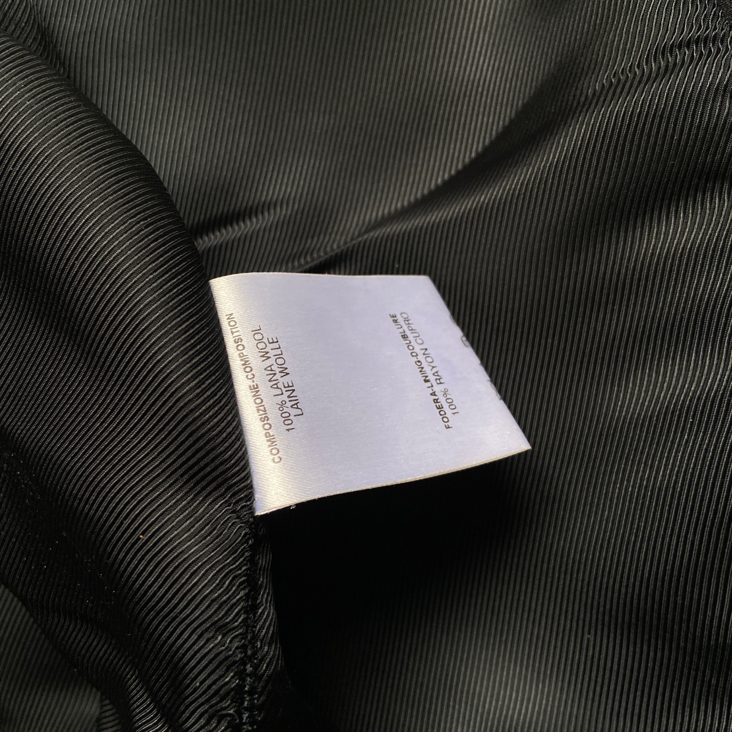 Gucci Fall 2000 Tom Ford black leather wool skirt - 13