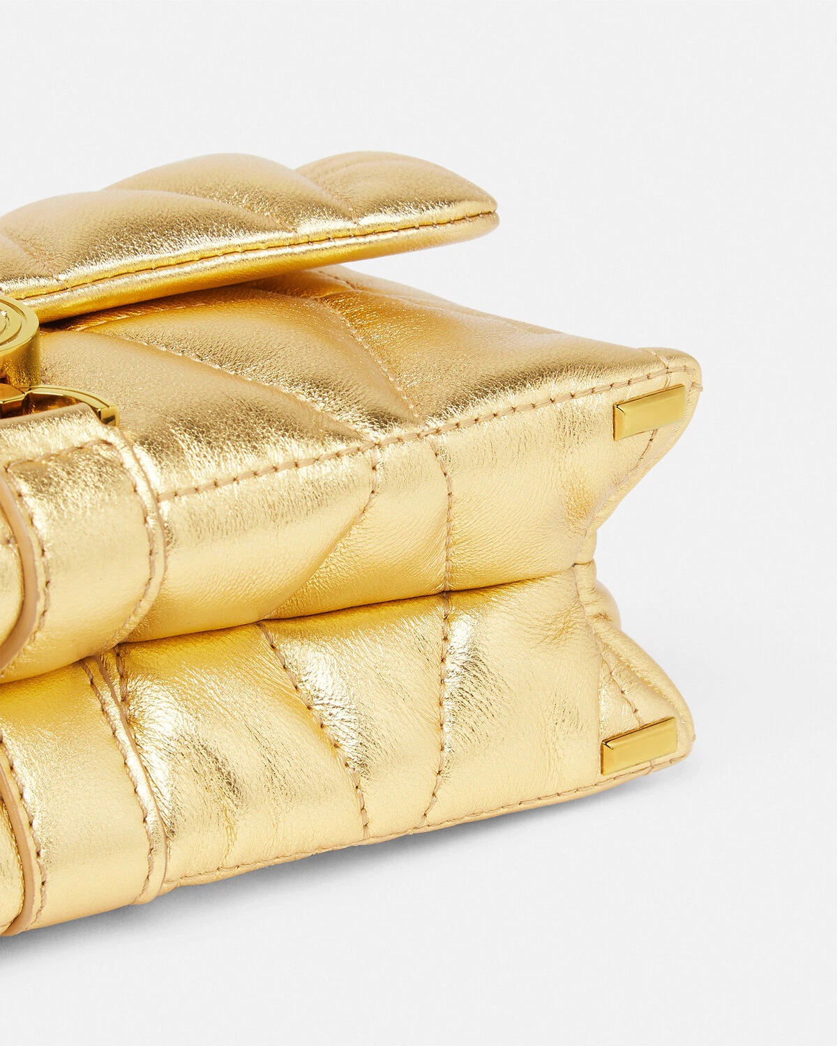Kleio Metallic Quilted Mini Bag - 6