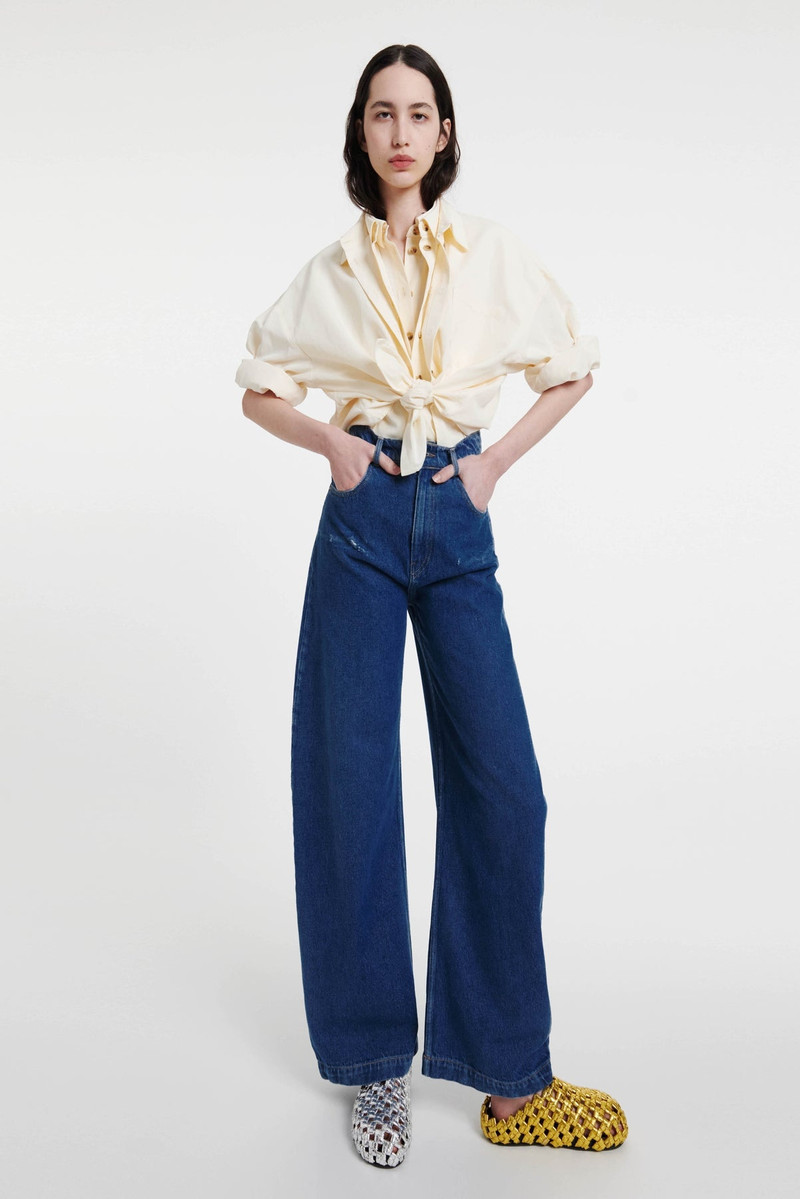 TRIPLE TROMPE-L’OEIL SHIRT ECRU 1