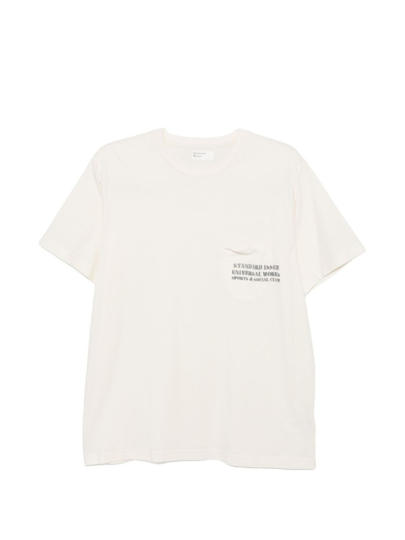 logo-detail pocket T-shirt 1