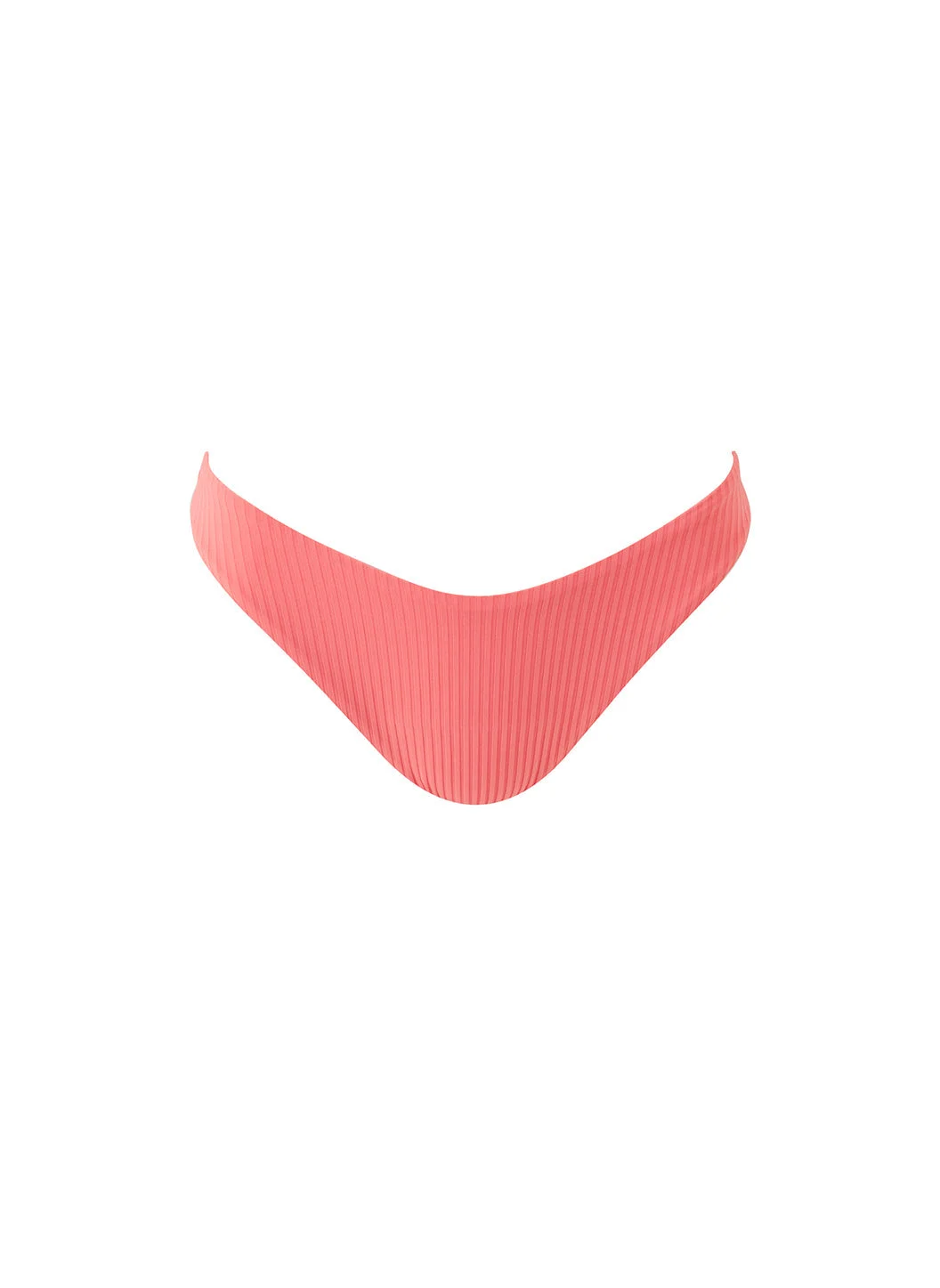 NOTO APRICOT RIBBED BIKINI BOTTOM - 1