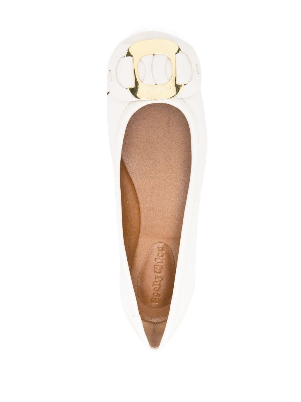 Chany leather ballerina shoes - 8