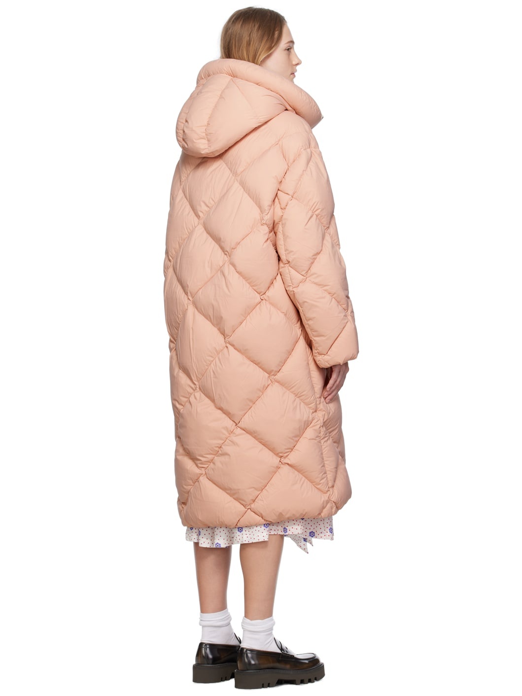 Pink Rowena Down Coat - 3