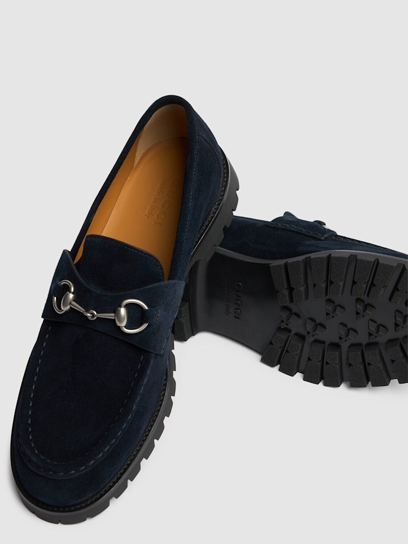 Sylke suede leather loafers - 5